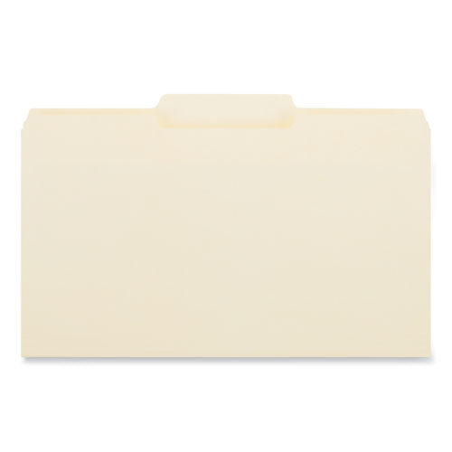 Top Tab File Folders, 1/3-cut Tabs: Center Position, Legal Size, 0.75" Expansion, Manila, 100/box