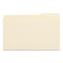 Top Tab File Folders, 1/3-cut Tabs: Right Position, Legal Size, 0.75" Expansion, Manila, 100/box