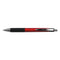 Comfort Grip Ballpoint Pen, Retractable, Medium 1 Mm, Red Ink, Red Barrel, Dozen