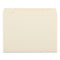 Double-ply Top Tab Manila File Folders, 1/5-cut Tabs: Assorted, Letter Size, 0.75" Expansion, Manila, 100/box