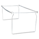 Screw-together Hanging Folder Frame, Letter Size, 23" To 26.77" Long, Silver