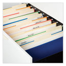 Top Tab File Folders, 1/3-cut Tabs: Assorted, Letter Size, 0.75" Expansion, Manila, 250/box