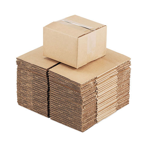 Fixed-depth Brown Corrugated Shipping Boxes, Regular Slotted Container (rsc), X-large, 12" X 18" X 6", Brown Kraft, 25/bundle