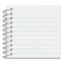 Wirebound Memo Book, Narrow Rule, Orange Cover, (50) 5 X 3 Sheets, 12/pack