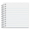 Wirebound Memo Book, Narrow Rule, Orange Cover, (50) 5 X 3 Sheets, 12/pack