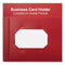 Two-pocket Plastic Folders, 100-sheet Capacity, 11 X 8.5, Red, 10/pack