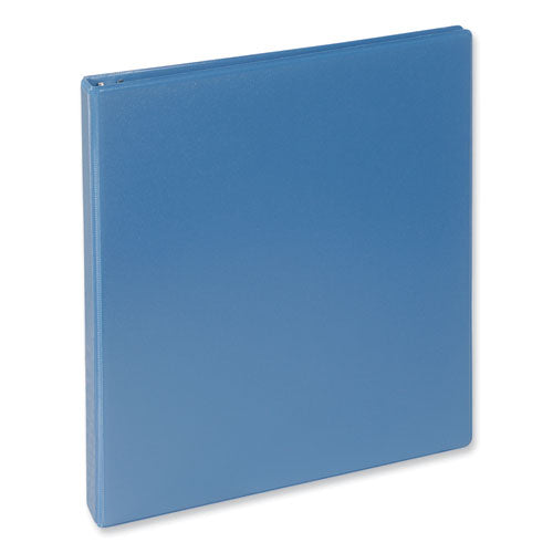 Slant D-ring View Binder, 3 Rings, 0.5" Capacity, 11 X 8.5, Light Blue