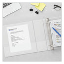 Slant D-ring View Binder, 3 Rings, 2" Capacity, 11 X 8.5, White, 4/pack