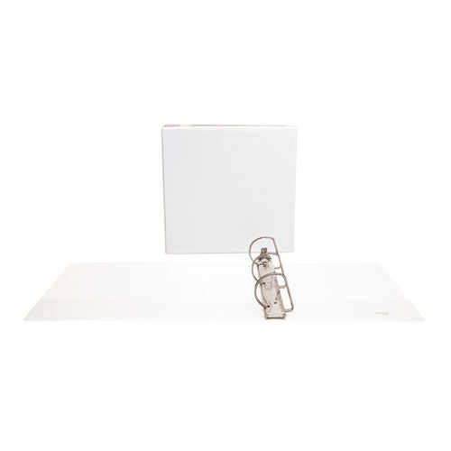 Slant D-ring View Binder, 3 Rings, 3" Capacity, 11 X 8.5, White