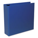 Slant D-ring View Binder, 3 Rings, 3" Capacity, 11 X 8.5, Navy Blue