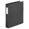 Deluxe Non-view D-ring Binder With Label Holder, 3 Rings, 1.5" Capacity, 11 X 8.5, Black