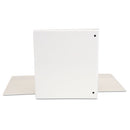 Economy Round Ring View Binder, 3 Rings, 1" Capacity, 11 X 8.5, White