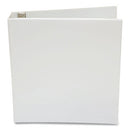 Economy Round Ring View Binder, 3 Rings, 1.5" Capacity, 11 X 8.5, White, 12/carton