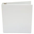 Economy Round Ring View Binder, 3 Rings, 1.5" Capacity, 11 X 8.5, White