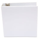 Economy Round Ring View Binder, 3 Rings, 3" Capacity, 11 X 8.5, White