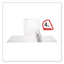 Slant D-ring View Binder, 3 Rings, 4" Capacity, 11 X 8.5, White