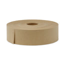 Gummed Kraft Sealing Tape, 3" Core, 2" X 600 Ft, Brown, 12/carton