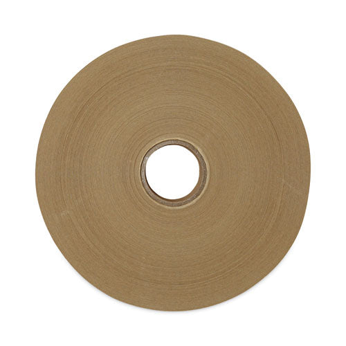 Gummed Kraft Sealing Tape, 3" Core, 2" X 600 Ft, Brown, 12/carton