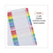 Deluxe Table Of Contents Dividers For Printers, 31-tab, 1 To 31, 11 X 8.5, White, 1 Set