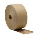 Gummed Kraft Sealing Tape, 3" Core, 3" X 600 Ft, Brown, 10/carton