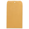 Kraft Clasp Envelope, #63, Square Flap, Clasp/gummed Closure, 6.5 X 9.5, Brown Kraft, 100/box