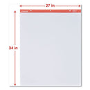 Easel Pads/flip Charts, Unruled, 27 X 34, White, 50 Sheets, 2/carton