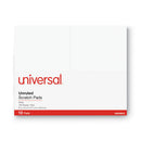 Scratch Pads, Unruled, 5 X 8, White, 100 Sheets, 12/pack