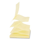Fan-folded Self-stick Pop-up Note Pads Cabinet Pack, 3" X 3", Yellow, 90 Sheets/pad, 24 Pads/pack