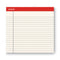 Colored Perforated Ruled Writing Pads, Letter Size Pad (8.5 X 11.75), Wide/legal Rule, 50 Ivory 8.5 X 11 Sheets, Dozen