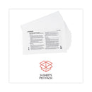 Shredder Lubricant Sheets, 5.5 X 2.8, 24 Sheets/pack