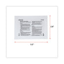 Shredder Lubricant Sheets, 5.5 X 2.8, 24 Sheets/pack