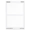 Plain Self-adhesive Name Badges, 3 1/2 X 2 1/4, White, 100/pack