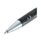 Comfort Grip Gel Pen, Retractable, Medium 0.7 Mm, Black Ink, Silver Barrel, Dozen