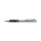 Comfort Grip Gel Pen, Retractable, Medium 0.7 Mm, Black Ink, Silver Barrel, 36/pack