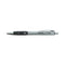 Comfort Grip Gel Pen, Retractable, Medium 0.7 Mm, Black Ink, Silver Barrel, 36/pack