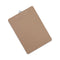 Hardboard Clipboard, 1.25" Clip Capacity, Holds 8.5 X 11 Sheets, Brown