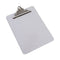 Plastic Clipboard With High Capacity Clip, 1.25" Clip Capacity, Holds 8.5 X 11 Sheets, Clear