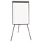 Dry Erase Board With Tripod Easel, 29 X 41, White Surface, Black Frame