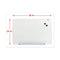 Frameless Magnetic Glass Marker Board, 36 X 24, White Surface