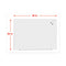 Frameless Magnetic Glass Marker Board, 48 X 36, White Surface