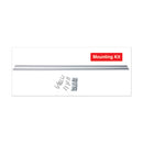 Frameless Magnetic Glass Marker Board, 48 X 36, White Surface