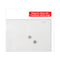 Frameless Magnetic Glass Marker Board, 48 X 36, White Surface