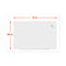 Frameless Magnetic Glass Marker Board, 72 X 48, White Surface