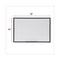 Design Series Deluxe Dry Erase Board, 36 X 24, White Surface, Black Anodized Aluminum Frame