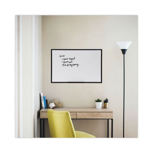 Design Series Deluxe Dry Erase Board, 36 X 24, White Surface, Black Anodized Aluminum Frame