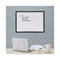 Design Series Deluxe Dry Erase Board, 24 X 18, White Surface, Black Anodized Aluminum Frame