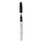 Pen Style Dry Erase Marker, Fine Bullet Tip, Black, Dozen