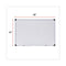 Modern Melamine Dry Erase Board With Aluminum Frame, 36 X 24, White Surface