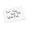 Lap/learning Dry-erase Board, Penmanship Ruled, 11.75 X 8.75, White Surface, 6/pack