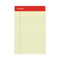 Perforated Ruled Writing Pads, Narrow Rule, Red Headband, 50 Canary-yellow 5 X 8 Sheets, Dozen